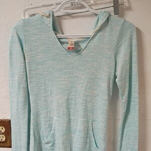 No Boundaries Aqua Women's Hoodie